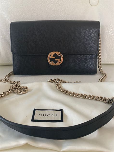 gucci interlocking wallet|Gucci wallet on chain review.